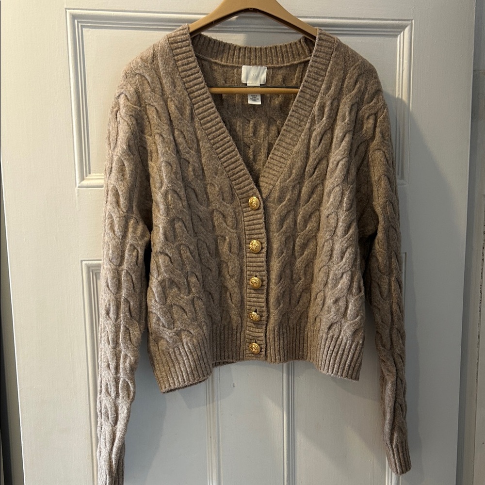 H and M Cardigan side large
